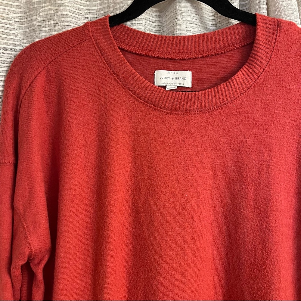 Lucky Brand Cozy Crewneck Lightweight Sweater - Picture 9 of 11